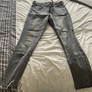 Washed gray jeans from the Express